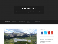 Screenshot des Blogs HappyHiker