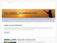 Screenshot des Blogs Natur als Medizin – Naturheilkunde & mehr