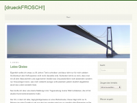 Screenshot des Blogs Dreckfrosch!