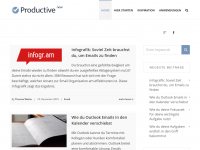 Screenshot des Blogs Productive Now