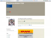 Screenshot des Blogs Wochenendfieber FUN