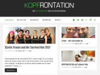Screenshot des Blogs KOPFRONTATION