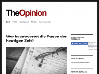 Screenshot des Blogs TheOpinion