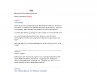 Screenshot des Blogs Mind Your Own Business