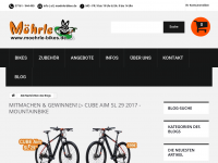 Screenshot des Blogs Möhrle Blog