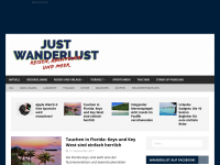 Screenshot des Blogs Just Wanderlust