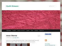 Screenshot des Blogs Quilt Dream