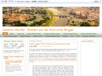 Screenshot des Blogs Dapemas Dresden Blog