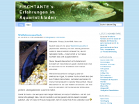 Screenshot des Blogs Fischtante´s Erfahrungen im Aquarienladen