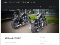 Screenshot des Blogs Harley-Sportster-Parts