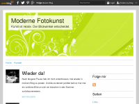 Screenshot des Blogs Moderne Fotokunst