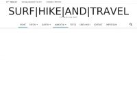 Screenshot des Blogs Surf Hike and Travel – Entdecke die Welt
