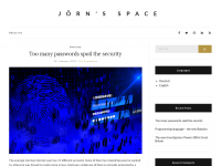 Screenshot des Blogs Jörn’s space