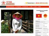 Screenshot des Blogs Vietnam Reisebericht