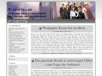 Screenshot des Blogs BÖRSE MIT YUPPIETRADE