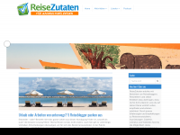 Screenshot des Blogs Reisezutaten