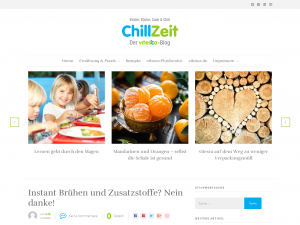Screenshot des Blogs vitesca ChillZeit