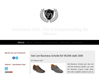 Screenshot des Blogs Gentlemen Deal – Der Schnäppchenblog im Internet
