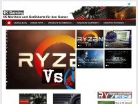 Screenshot des Blogs 4K Gaming
