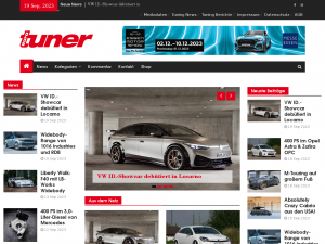 Screenshot des Blogs Eurotuner News