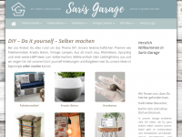 Screenshot des Blogs DIY – Saris Garage