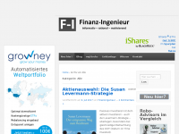 Screenshot des Blogs Finanz-Ingenieur.de