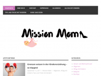 Screenshot des Blogs MISSION MOM