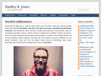 Screenshot des Blogs Hadley B. Jones