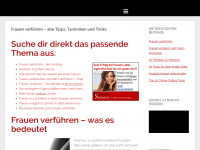 Screenshot des Blogs Frauenverführer