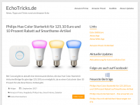 Screenshot des Blogs EchoTricks.de