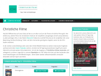 Screenshot des Blogs Christliche Filme