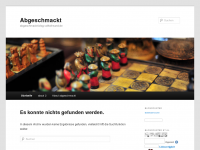 Screenshot des Blogs abgeschmackt