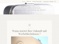 Screenshot des Blogs Blechdosen Gorilla – Aha! bei Blechdosen