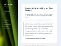 Screenshot des Blogs Sinn City Blog