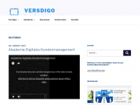 Screenshot des Blogs versdigo