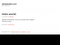 Screenshot des Blogs plotpanda.com