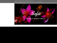 Screenshot des Blogs Sofis Mode & Beauty Welt
