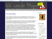 Screenshot des Blogs Ich werde Papa