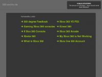 Screenshot des Blogs 360-archiv.de