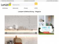 Screenshot des Blogs Lumizil