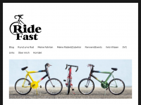 Screenshot des Blogs Ridefast