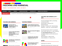 Screenshot des Blogs Fasching und Karneval – Fünfte Jahreszeit erleben