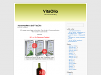 Screenshot des Blogs VitaOlio – Der Lebensmittel-Blog