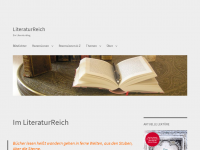Screenshot des Blogs LiteraturReich