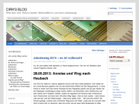 Screenshot des Blogs Dirks Jakobsweg