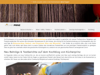 Screenshot des Blogs Küchenprinz
