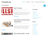 Screenshot des Blogs Timoleh.de