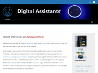 Screenshot des Blogs Digital Assistants