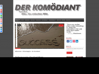 Screenshot des Blogs Der Komoediant