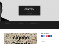Screenshot des Blogs Mein Blog